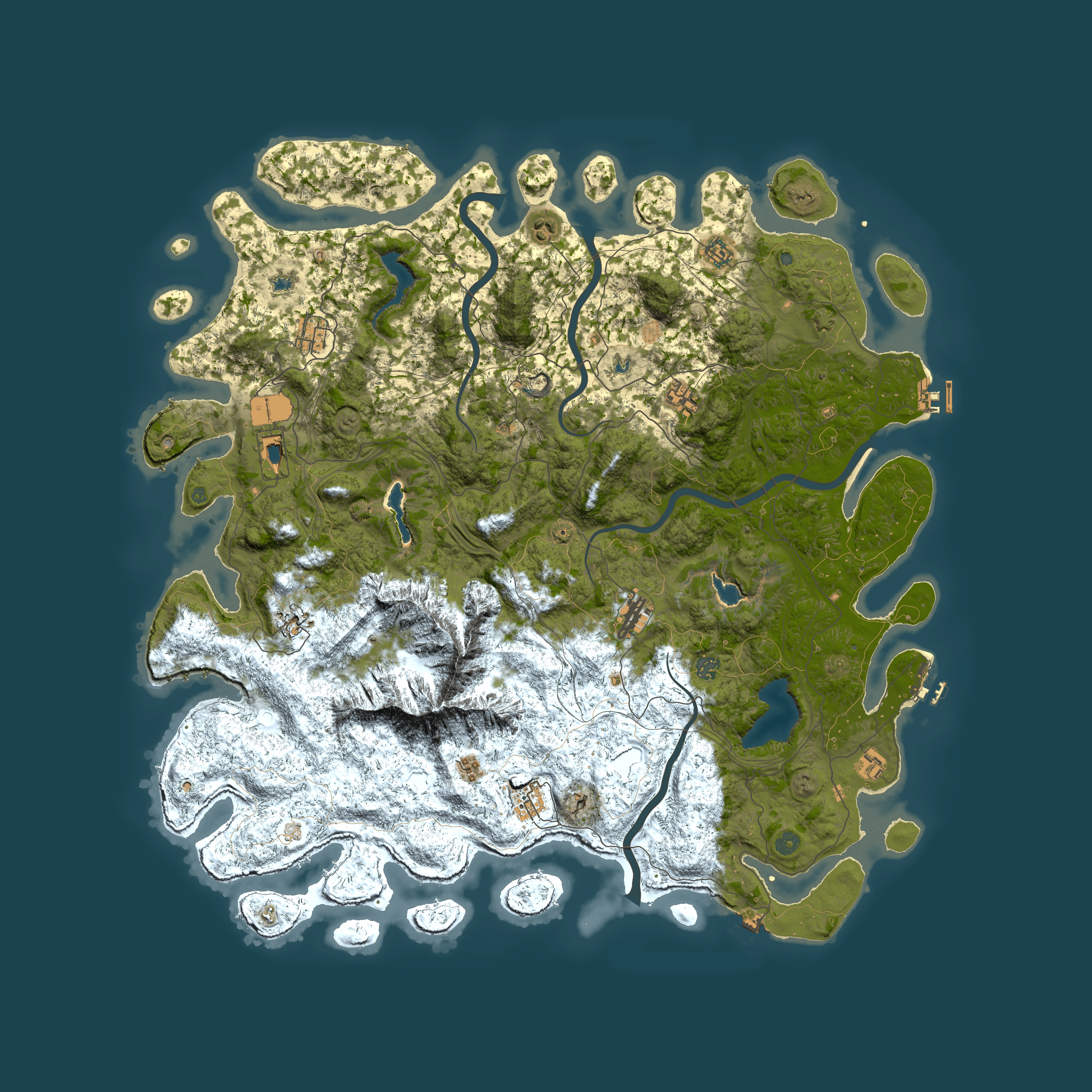Full top-down render of Rust map seed 1634419769, 5500x5500m