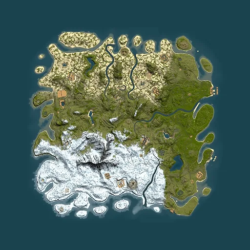 Rust map seed 1634419769, 5500x5500m top-down preview