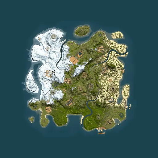 Rust map seed 182478527, 3750x3750m top-down preview