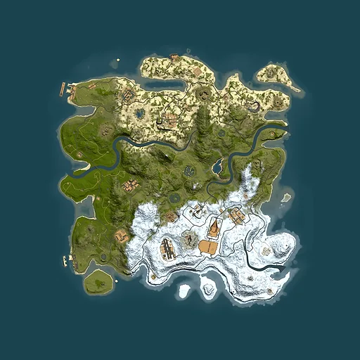 Rust map seed 587944640, 4000x4000m top-down preview