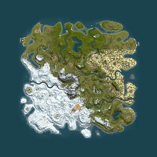 Rust map seed 680449507, 5450x5450m top-down preview
