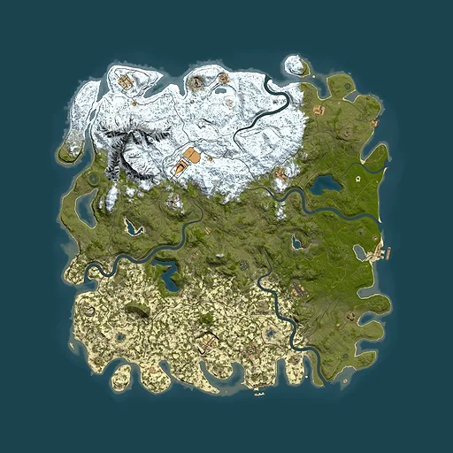 Rust map seed 313394376, 5800x5800m top-down preview