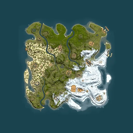 Rust map seed 1552285405, 3850x3850m top-down preview
