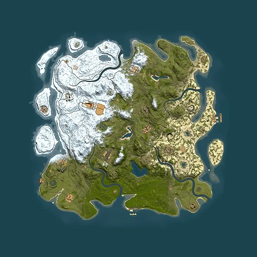 Rust map seed 333765535, 4800x4800m top-down preview