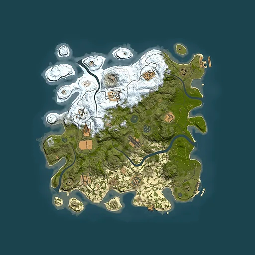 Rust map seed 1955143811, 3750x3750m top-down preview