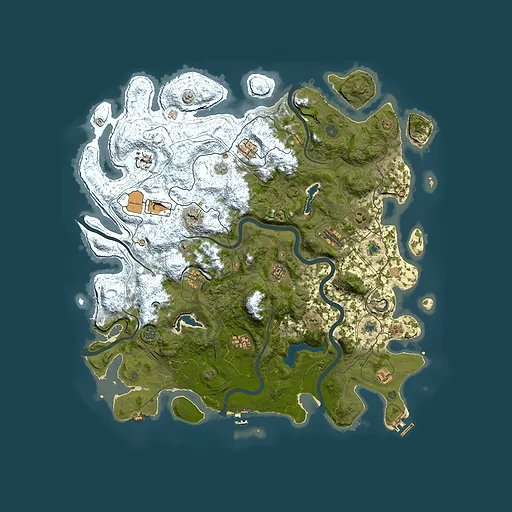 Rust map seed 1210188775, 4900x4900m top-down preview