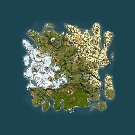 Rust map seed 1934427854, 3700x3700m top-down preview