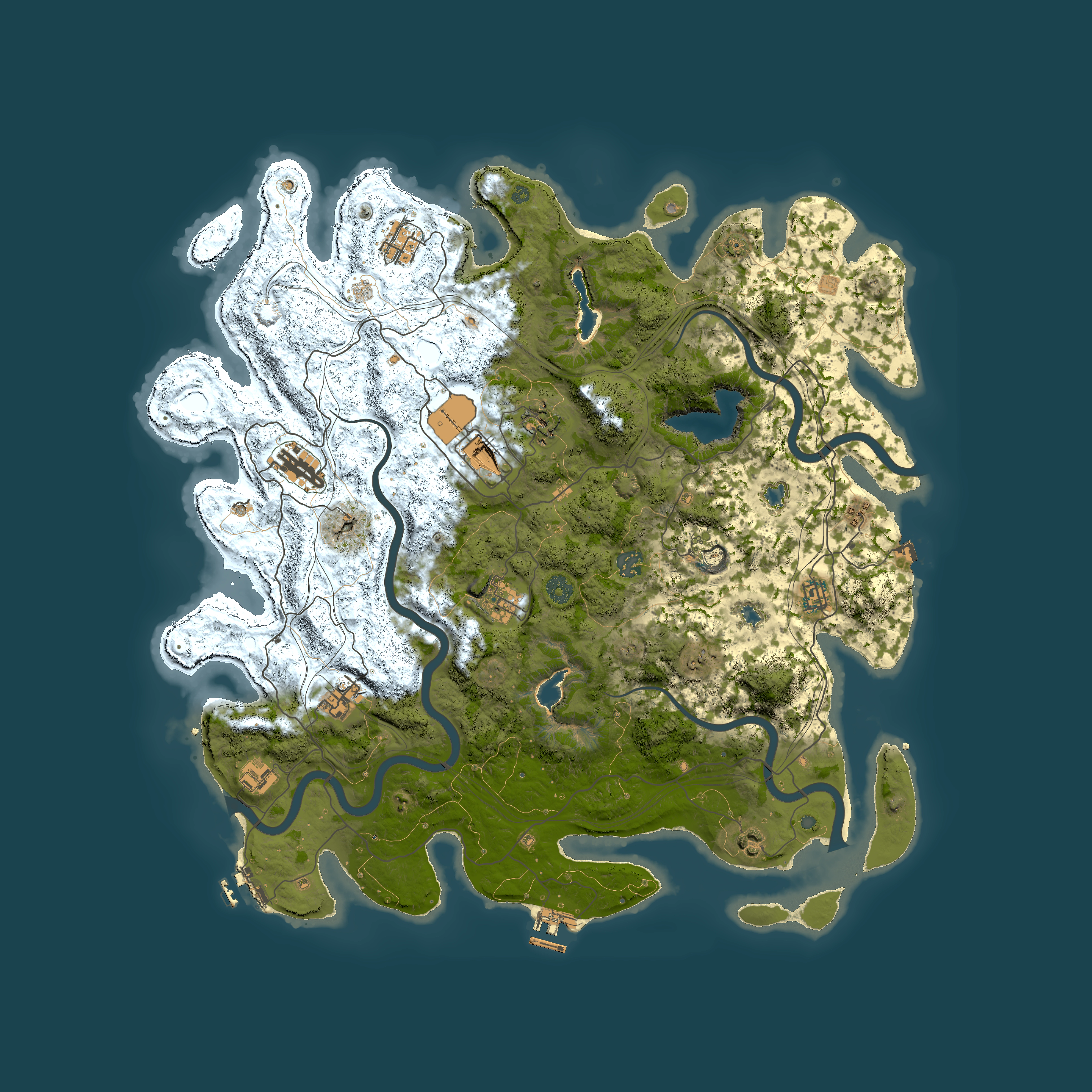 Full top-down render of Rust map seed 47097863, 4700x4700m