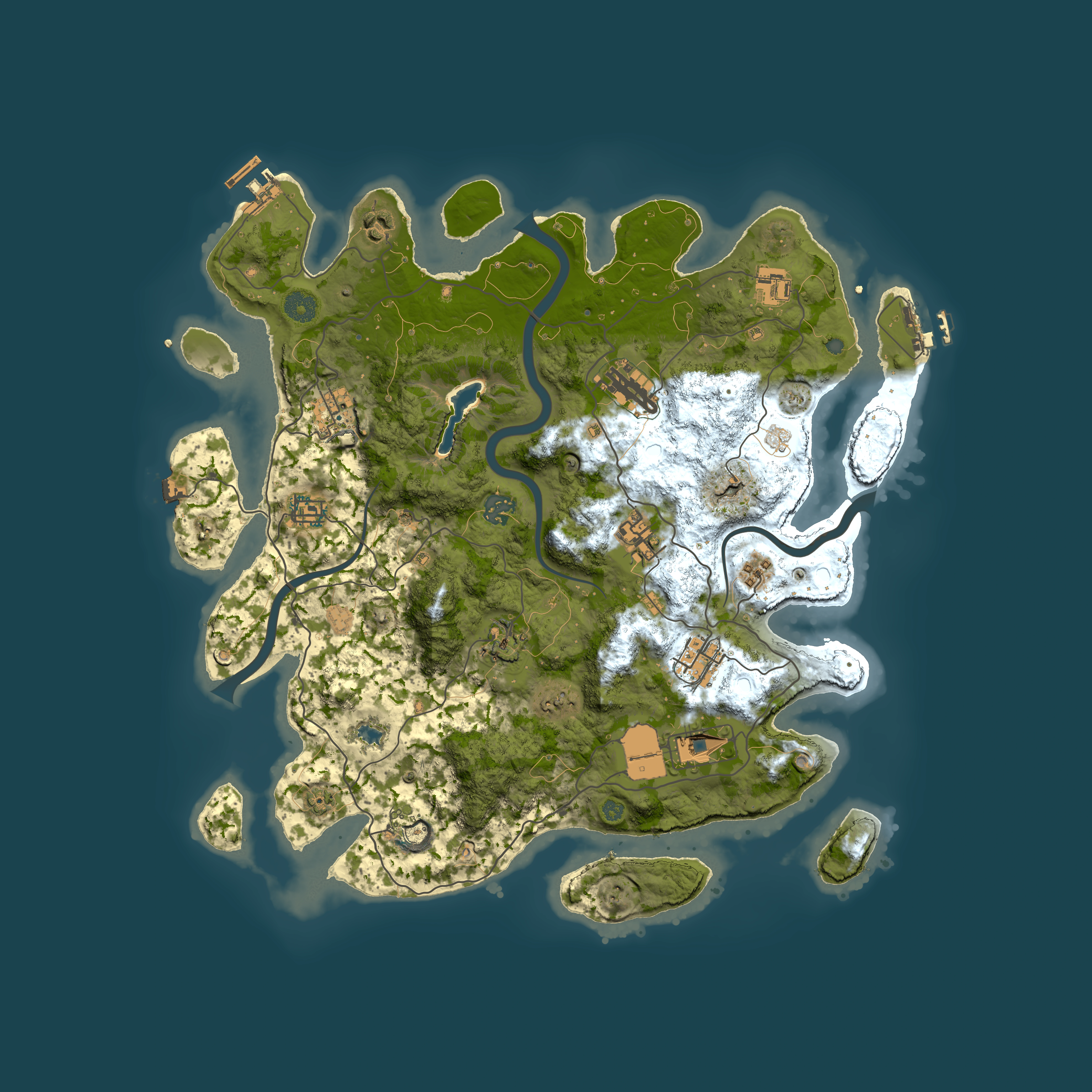 Full top-down render of Rust map seed 422613770, 4000x4000m