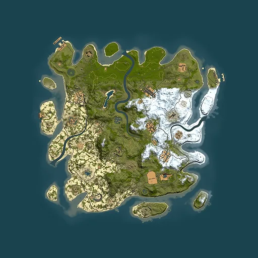 Rust map seed 422613770, 4000x4000m top-down preview