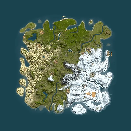 Rust map seed 1549404562, 5050x5050m top-down preview