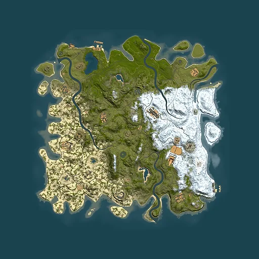 Rust map seed 1224467542, 4800x4800m top-down preview