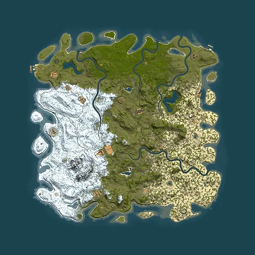 Rust map seed 356113529, 6000x6000m top-down preview