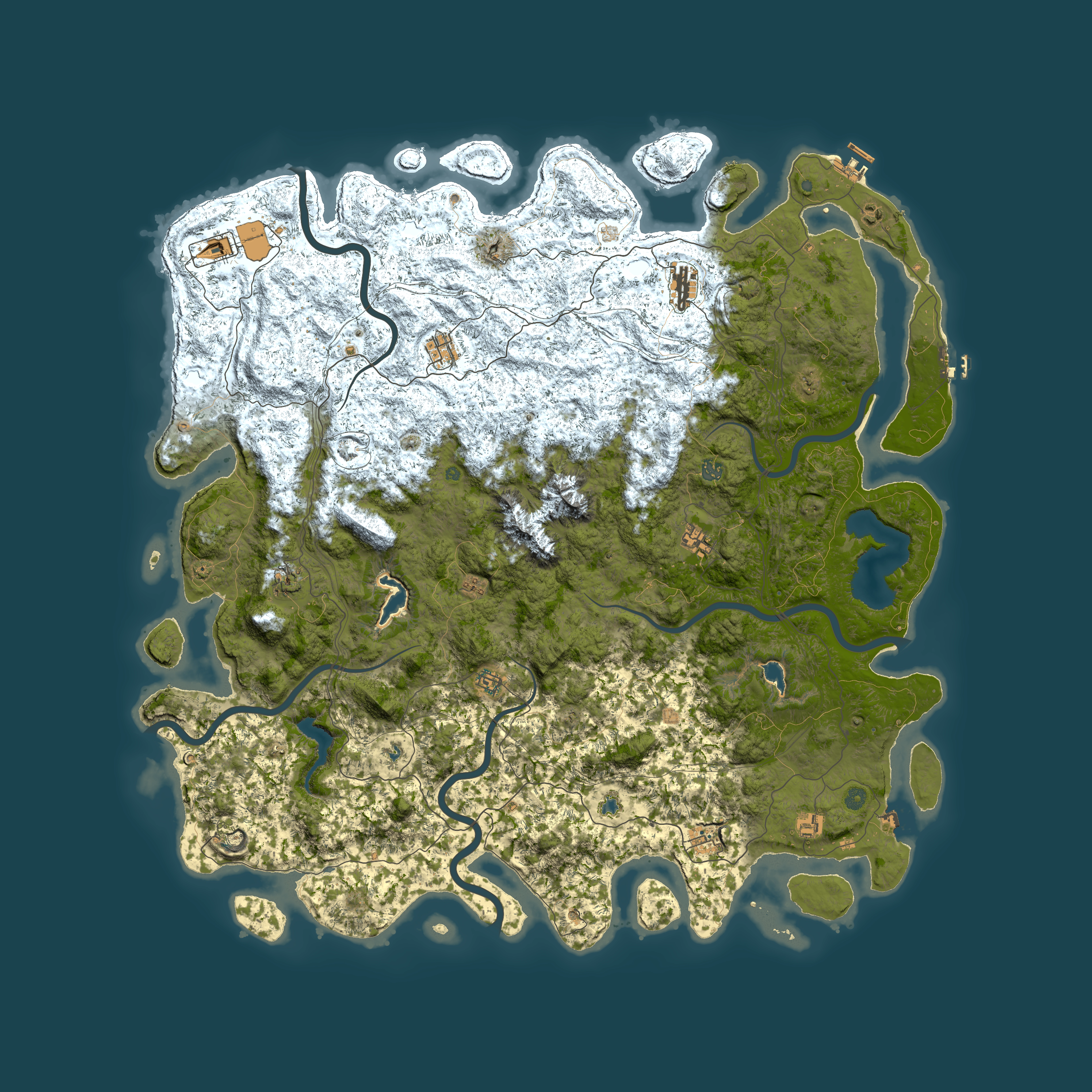 Full top-down render of Rust map seed 959480240, 5950x5950m