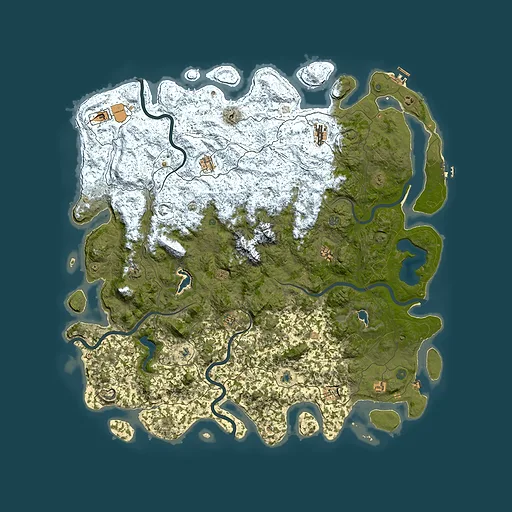 Rust map seed 959480240, 5950x5950m top-down preview