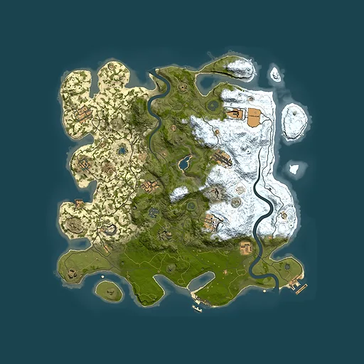 Rust map seed 335889107, 4000x4000m top-down preview