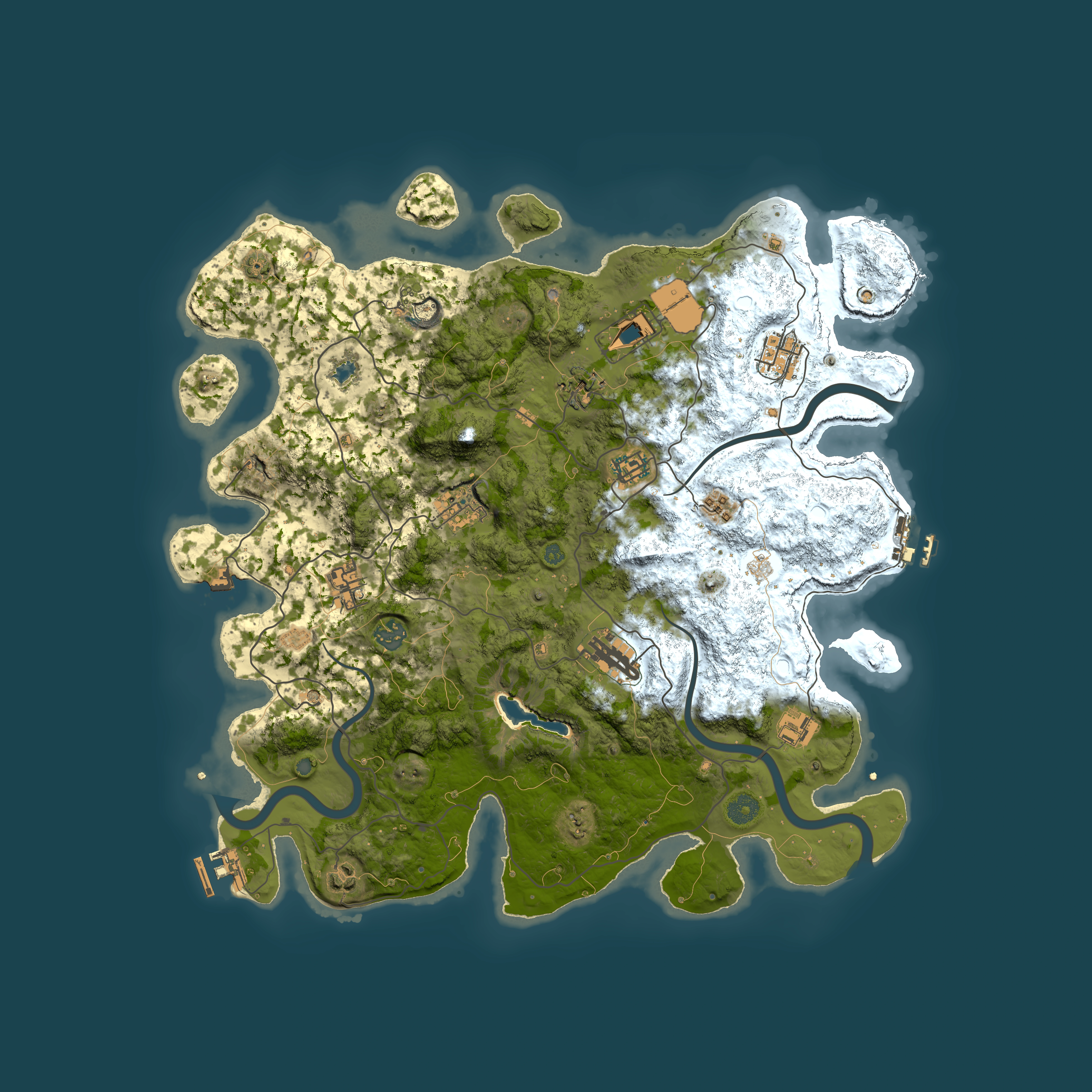 Full top-down render of Rust map seed 1776817787, 4200x4200m
