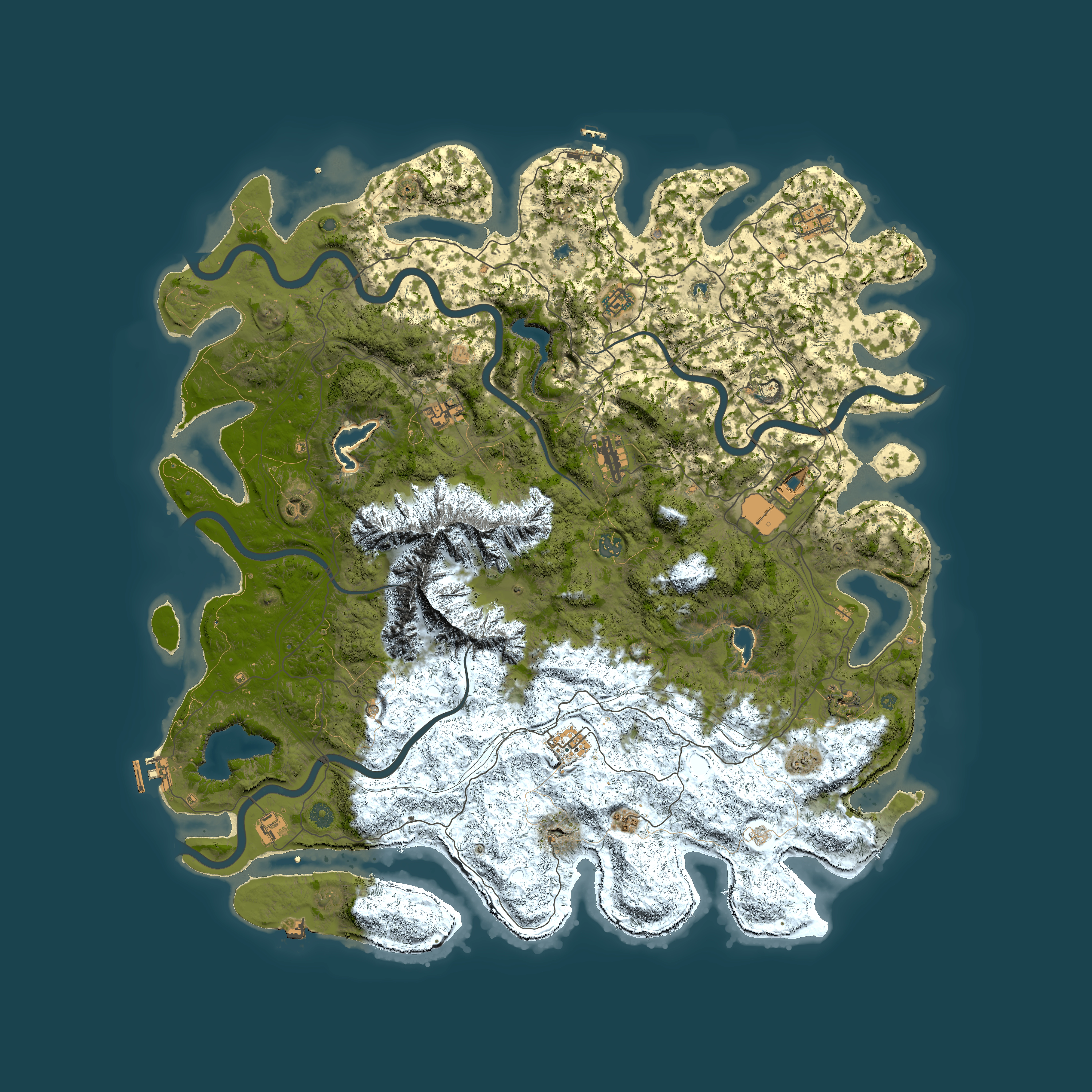 Full top-down render of Rust map seed 905388558, 5400x5400m