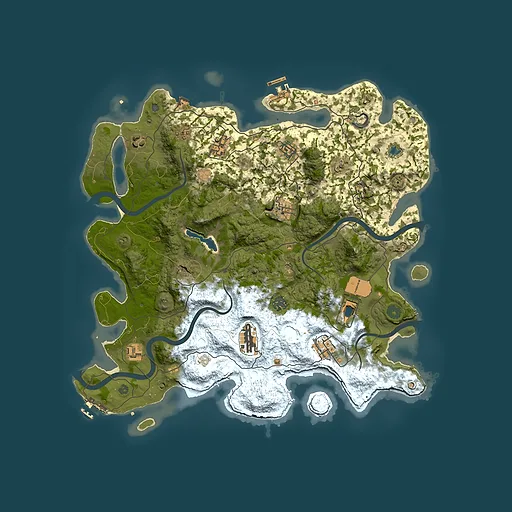 Rust map seed 1330347669, 4200x4200m top-down preview