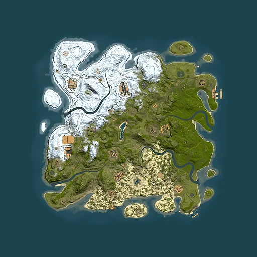 Rust map seed 1019025948, 4350x4350m top-down preview