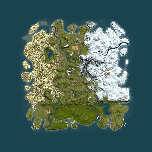 Rust map seed 1505992570, 5350x5350m top-down preview