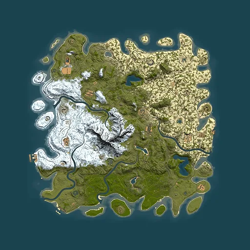 Rust map seed 1041937157, 5500x5500m top-down preview