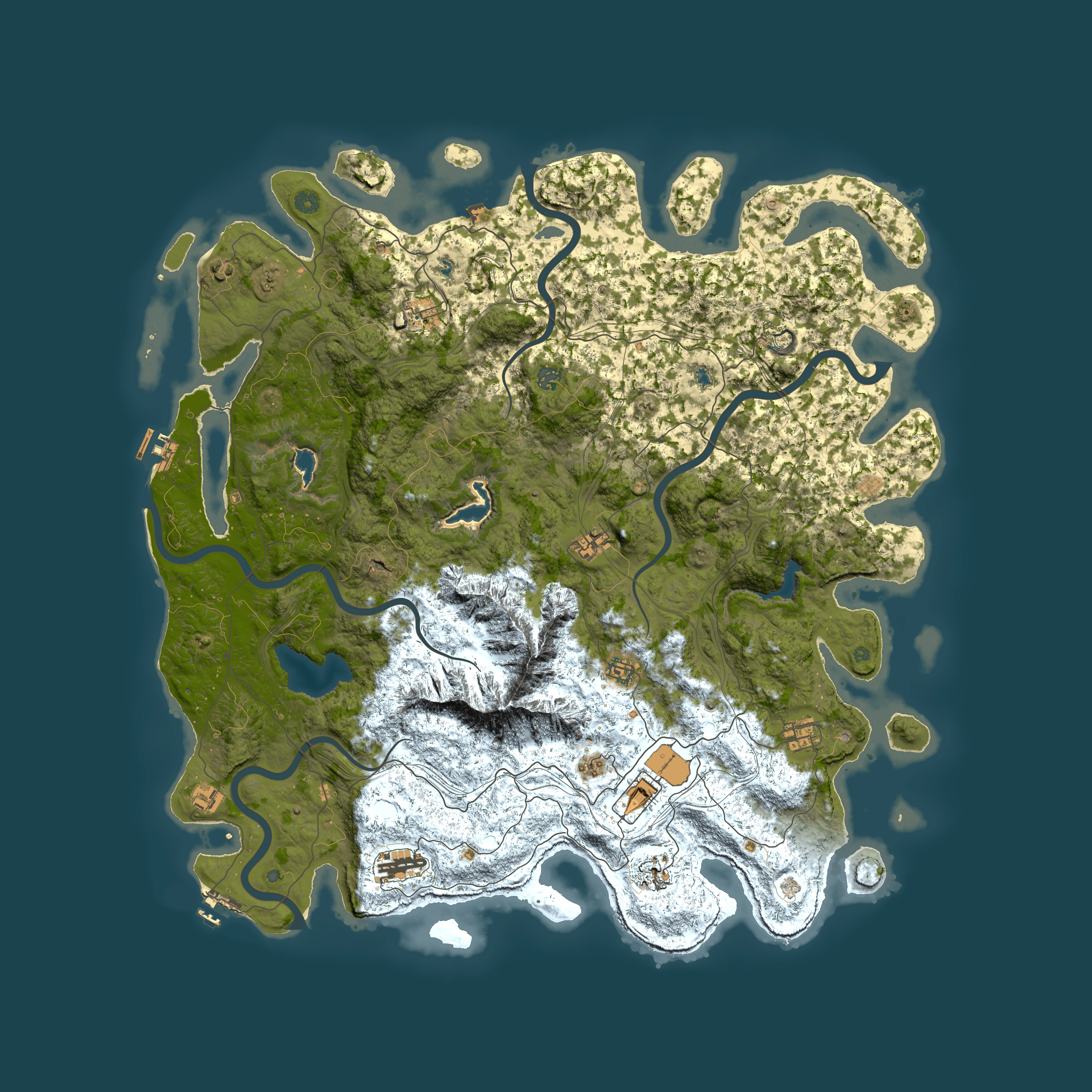 Full top-down render of Rust map seed 487258615, 5450x5450m