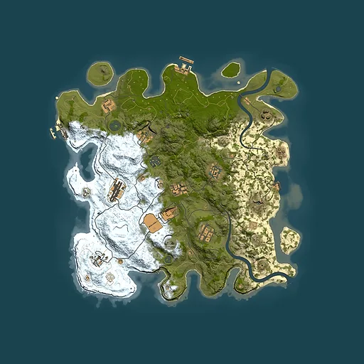 Rust map seed 939838720, 3800x3800m top-down preview