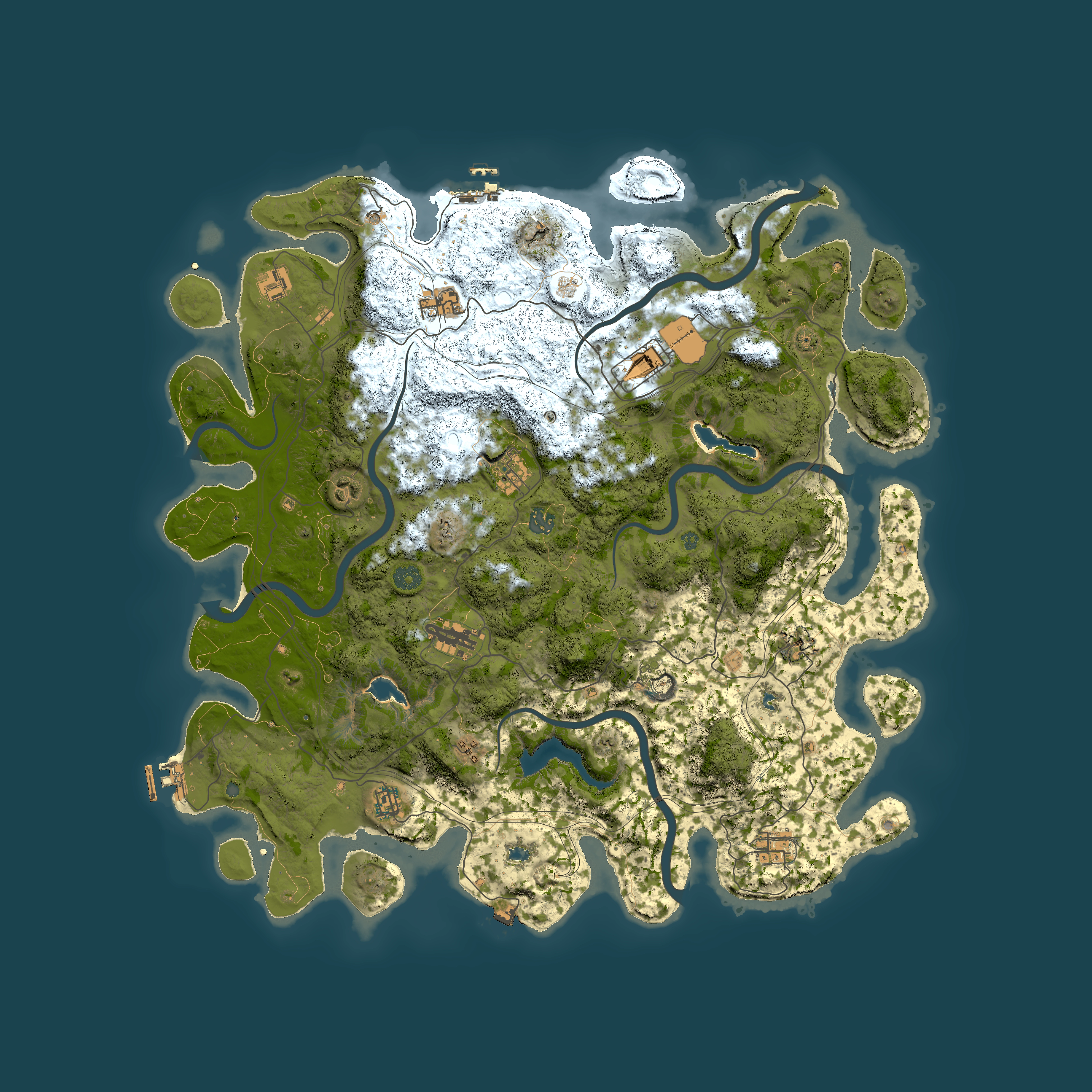 Full top-down render of Rust map seed 1250164667, 4800x4800m