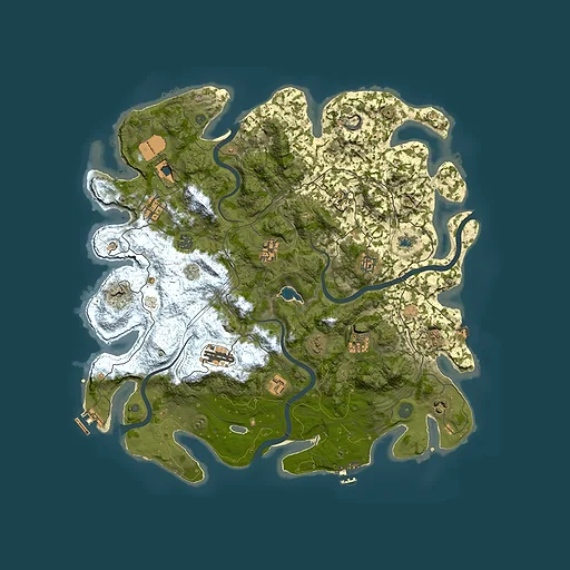 Rust map seed 1135020935, 4350x4350m top-down preview