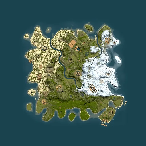 Rust map seed 1855628730, 3850x3850m top-down preview