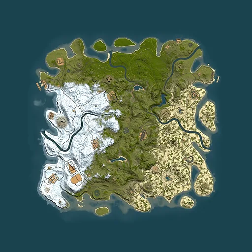 Rust map seed 1237562383, 4800x4800m top-down preview