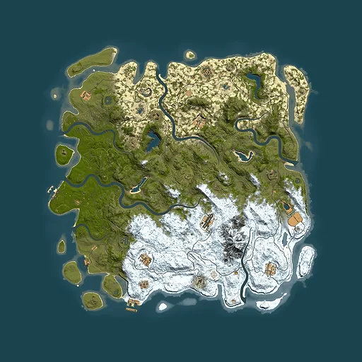 Rust map seed 563849655, 5300x5300m top-down preview