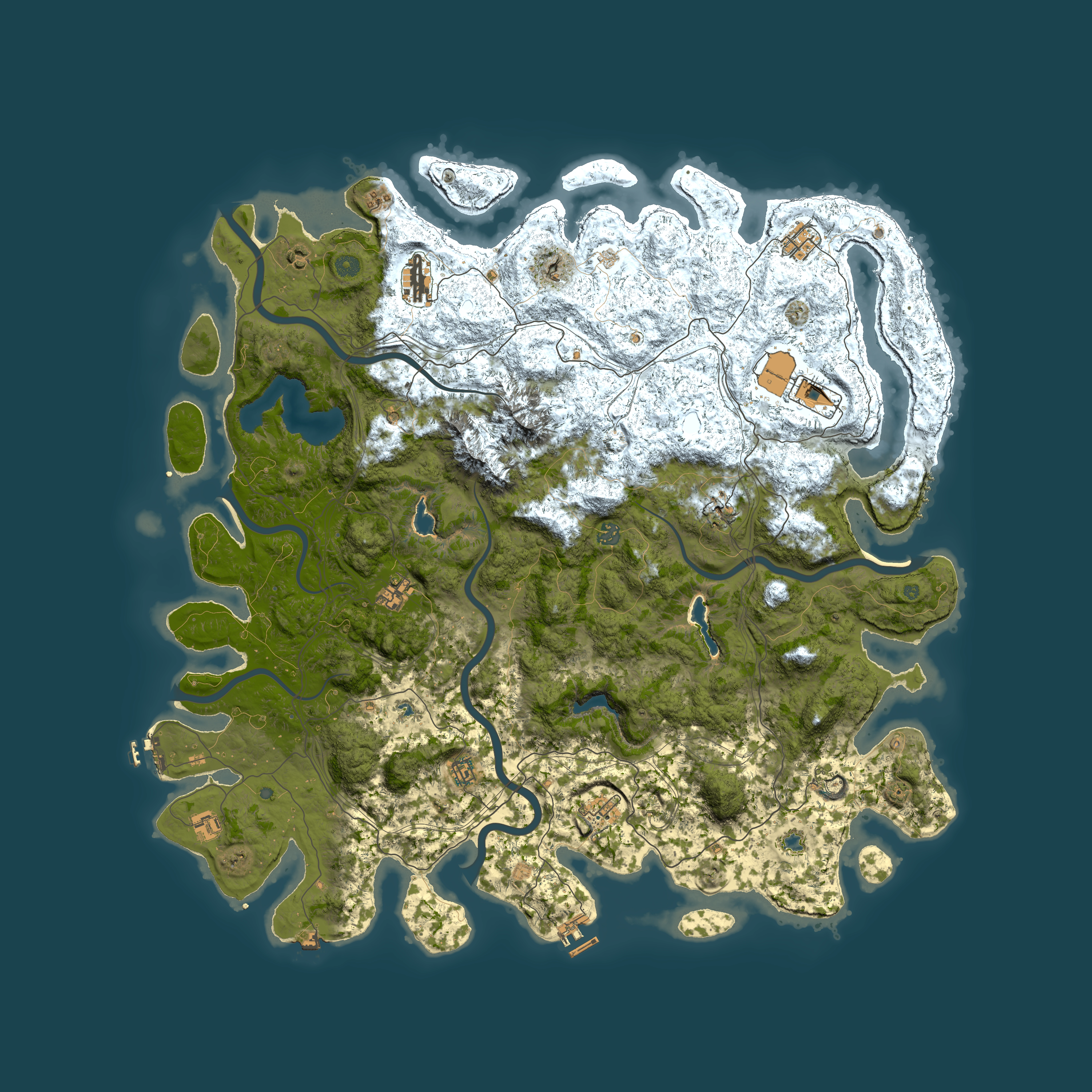 Full top-down render of Rust map seed 2079477772, 5500x5500m