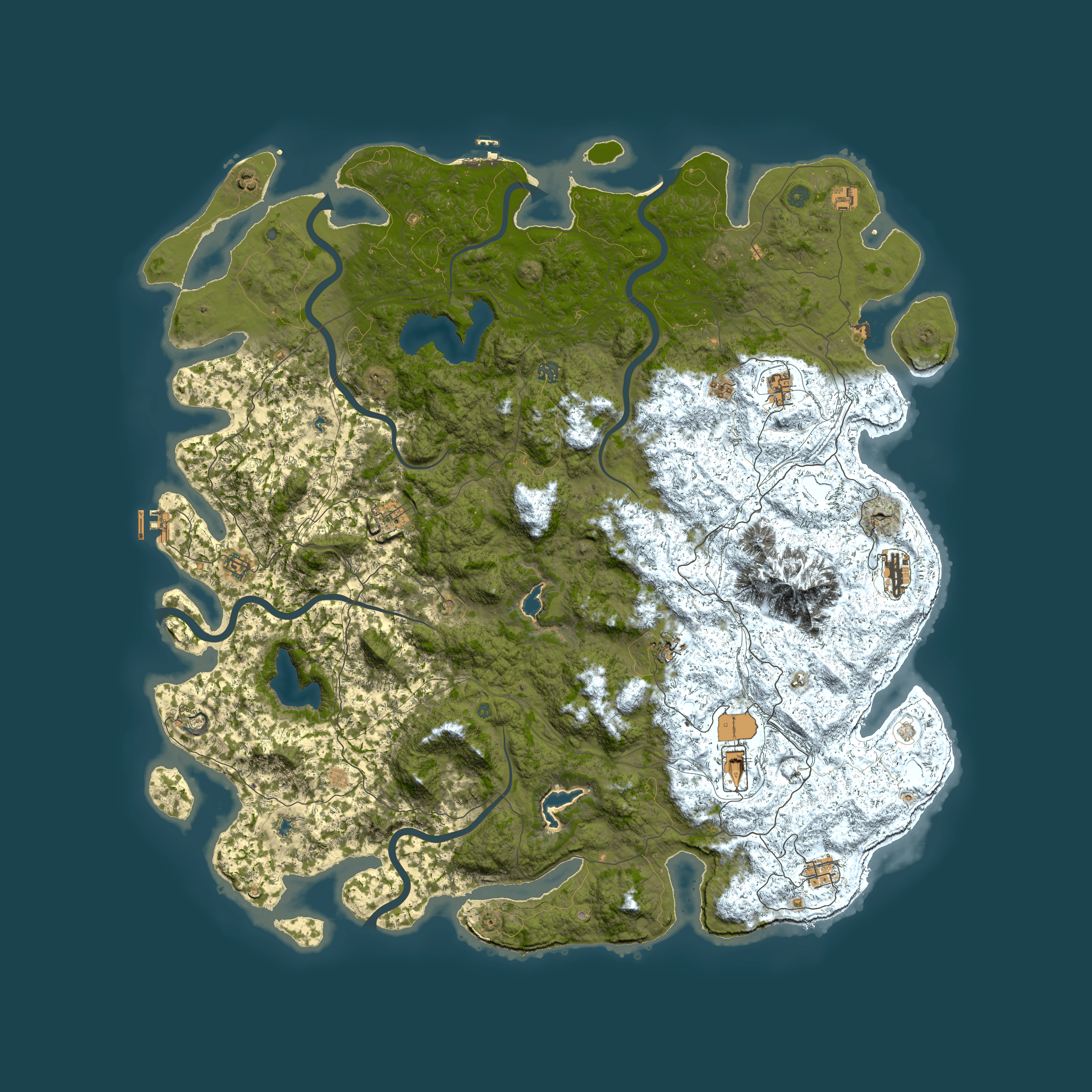 Full top-down render of Rust map seed 2117152706, 6000x6000m