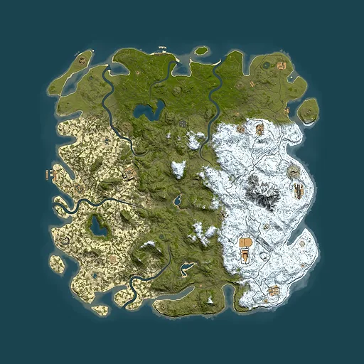 Rust map seed 2117152706, 6000x6000m top-down preview