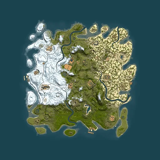 Rust map seed 1773350785, 4450x4450m top-down preview