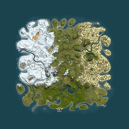 Rust map seed 1931878053, 5300x5300m top-down preview