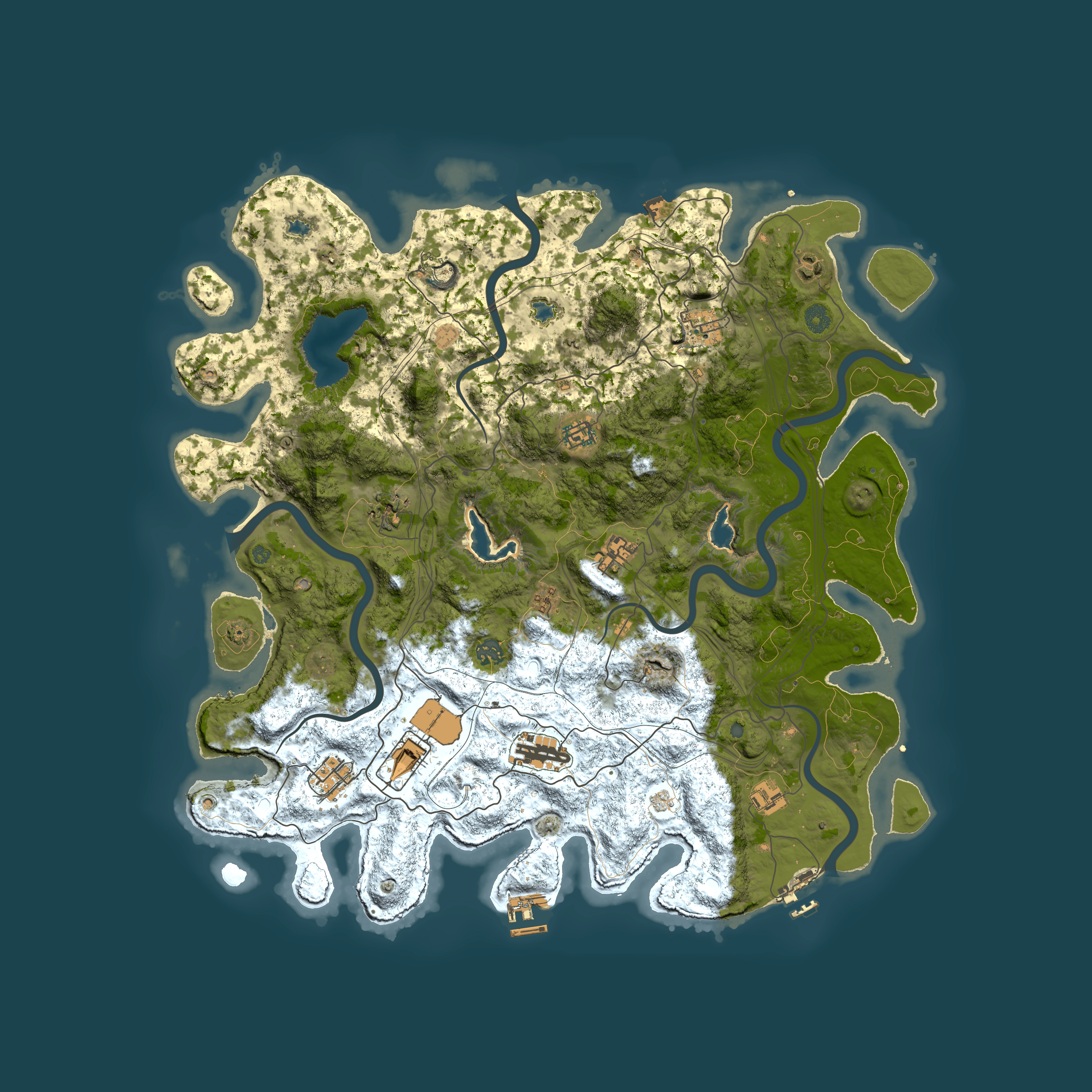 Full top-down render of Rust map seed 1249439570, 4700x4700m