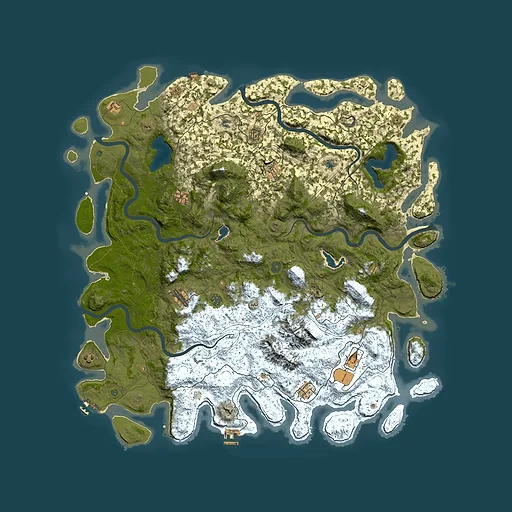 Rust map seed 1764911424, 5650x5650m top-down preview