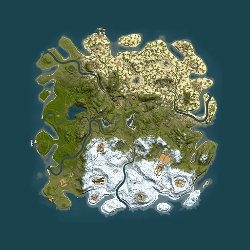 Rust map seed 1864868046, 4800x4800m top-down preview