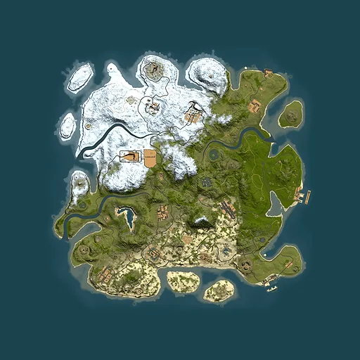 Rust map seed 1794478074, 4000x4000m top-down preview