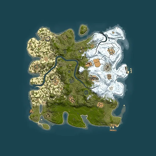 Rust map seed 1858471683, 3750x3750m top-down preview
