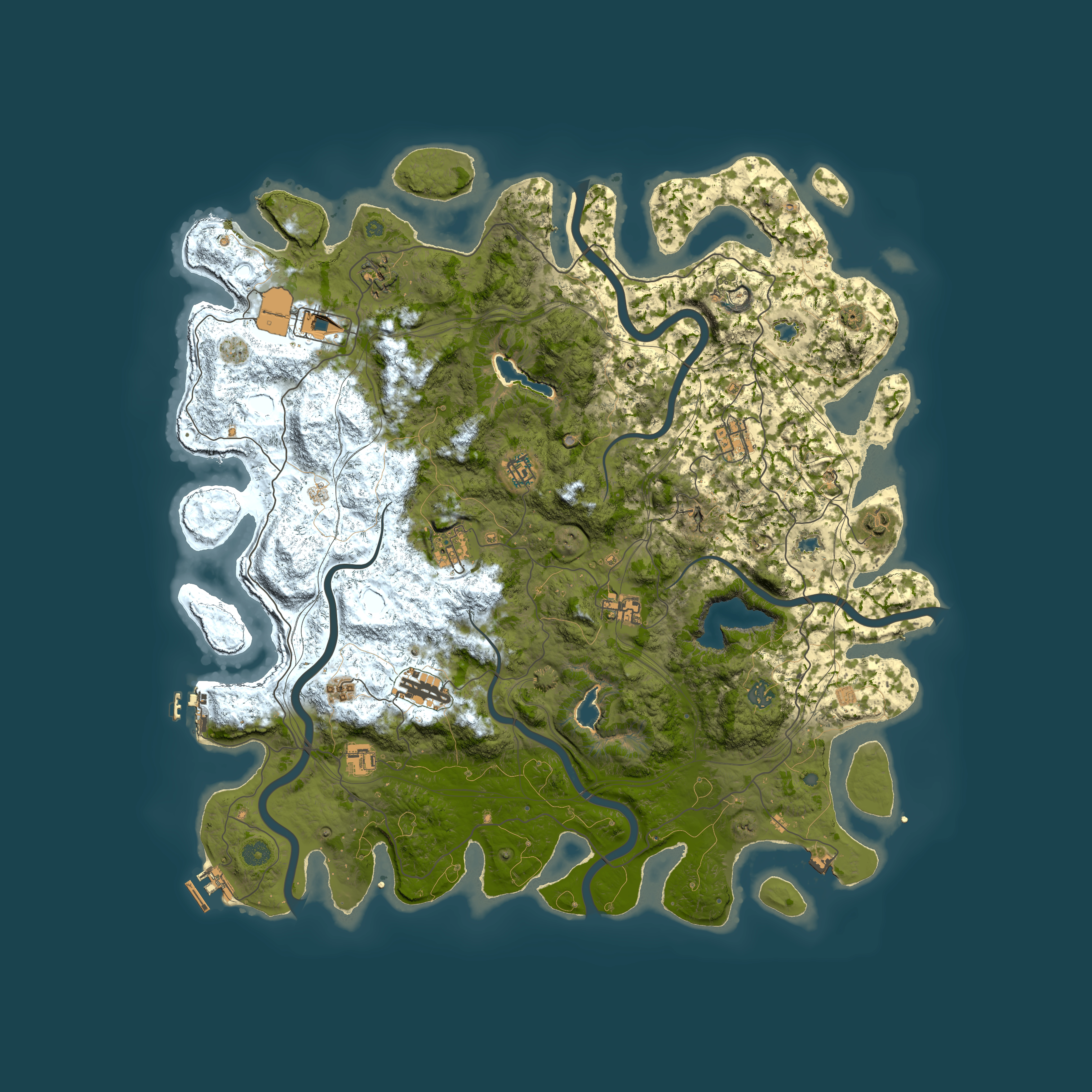 Full top-down render of Rust map seed 680495024, 4900x4900m