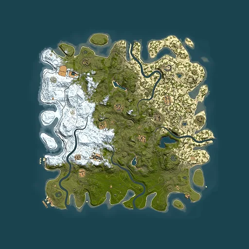 Rust map seed 680495024, 4900x4900m top-down preview