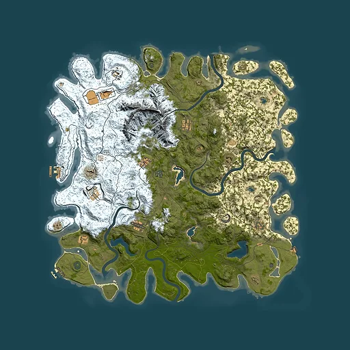 Rust map seed 1511779216, 5250x5250m top-down preview