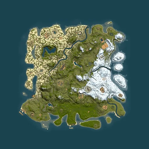 Rust map seed 32927420, 4700x4700m top-down preview