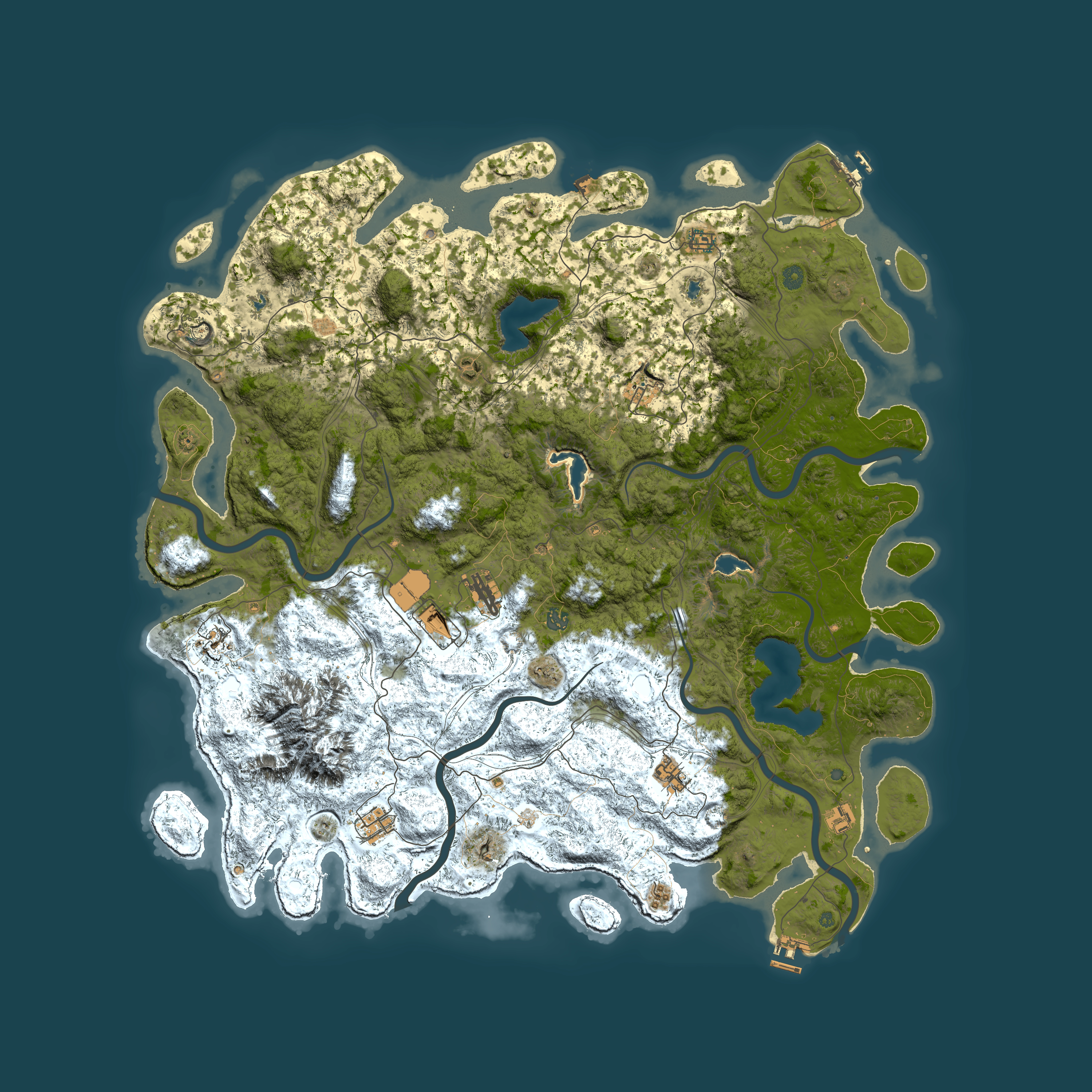 Full top-down render of Rust map seed 1862751005, 5600x5600m