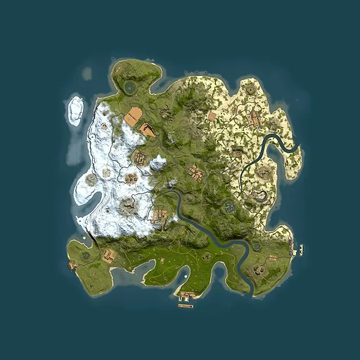 Rust map seed 959388815, 3700x3700m top-down preview