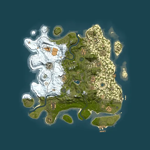 Rust map seed 1214131828, 4000x4000m top-down preview